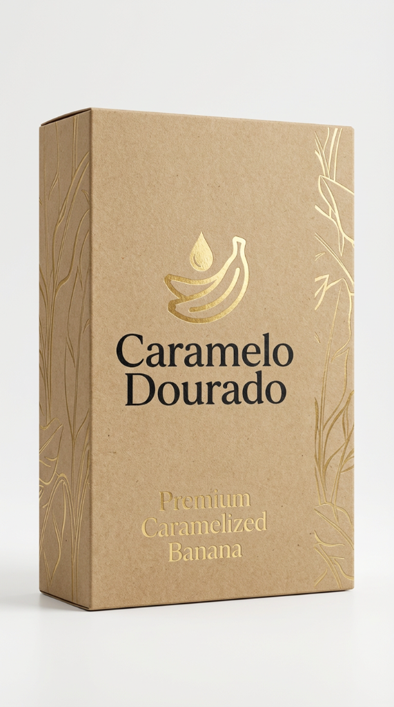 Caixa Caramelo Dourado