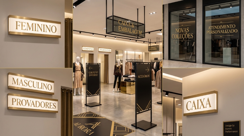 Sinalização Boutique